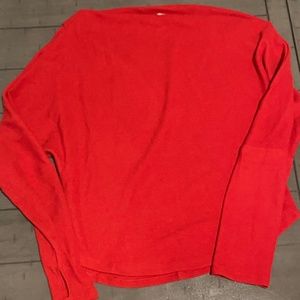 Red Long Sleeve Shirt